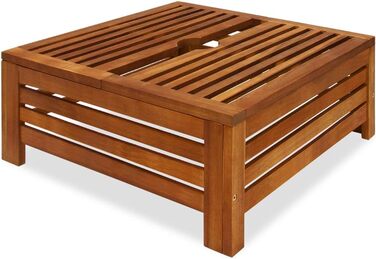 Deuba® Umbrella Stand Cover, FSC®-certified Acacia Wood, Garden Table Umbrella Stand Cover, Parasol Cover, Market Umbrella Cover, Garden Umbrella