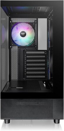 Thermaltake View 270 Plus WS: Корпус ПК Midi-Tower ATX з темперованим склом, дерево, 3х120mm ARGB вентилятори, USB-C, підтримка радіатора 360mm, білий