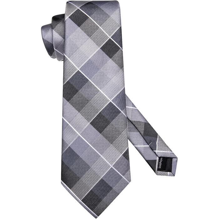 Чоловіча краватка Hi-Tie: чорний, рожевий, синій, зелений візерунок павліконі, клітинка, смужка, крапки. Комплект з кишеньковим хустиною та краватковою застібкою для весілля, офіційних заходів та бізнесу