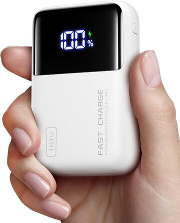 Портативний зарядний пристрій INIU Power Bank 100W 25000mAh з USB-C, для ноутбуків, телефонів, iPad, DJI, камер, MacBook, Surface, Fire TV Stick. Ідеально для подорожей та офісу.