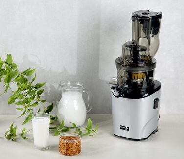 Соковитискач Kuvings REVO830, електричний, для цілих фруктів і овочів, 240 Вт, сріблястий матовий