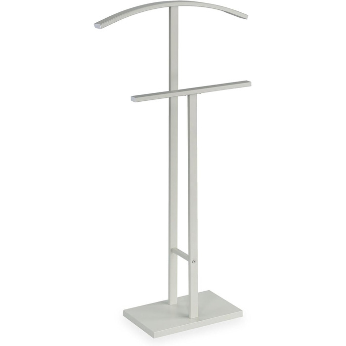 IDIMEX Metal Butler Scott, beige painted - elegant silent butler with trouser press, beautiful valet with clothes hanger