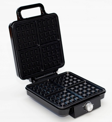 Вафельниця Berlinger 2300 Вт, чорна, з регулюванням температури, на 4 вафлі