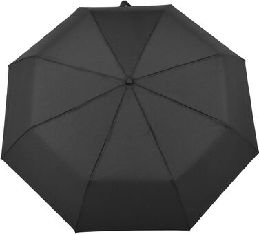 iX-brella великий парасолька з фібергласу 104 см з кольоровими двошаровими спицями - чорно-зелений