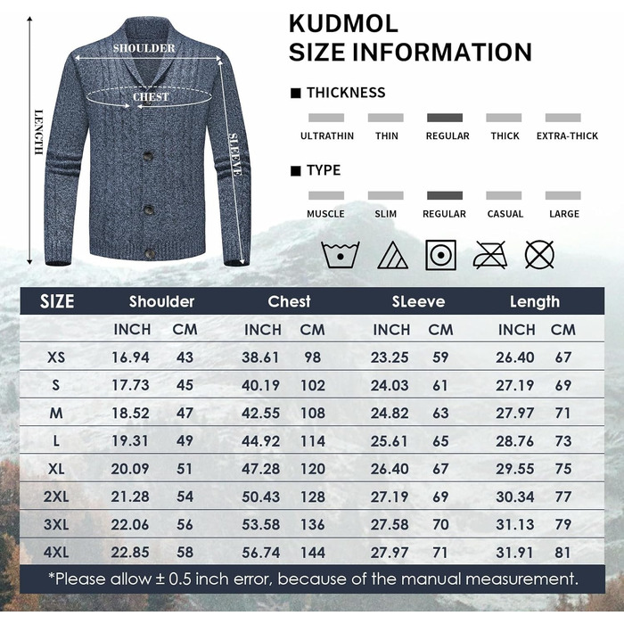 Чоловічий светр з коміром-стійкою, однорядна в'язана кофта для осені та зими (темно-синій, XL)