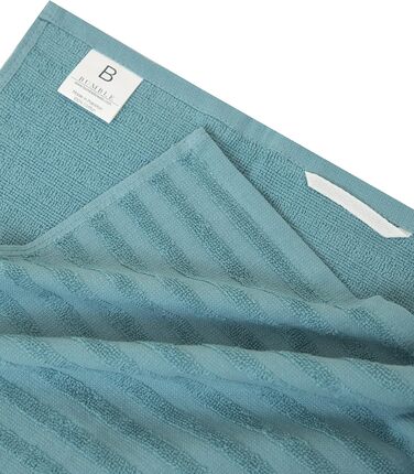 Bumble Kitchen Towels - Dishcloths, Towels, Cotton - 6 Pack - XL Size 50 x 70 cm - Elegant, Soft, and Robust Ringspun Cotton in 3 Different Textures (Aqua)