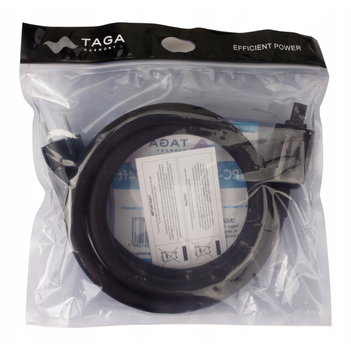 Кабель живлення Taga Harmony ETPC-C7-1.3M (вісімка), 1.3 м