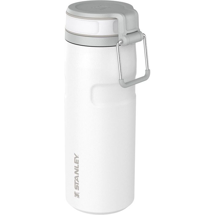 Термопляшка STANLEY 1913 IceFlow Twist Flip 0.47л, Frost — герметична, зі сталі, BPA-free, для напоїв