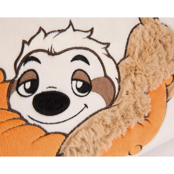 Дитяча подушка NICI Лінивець Wave Dave, прямокутна 43x25 см, м'яка плюшева іграшка, бежевий