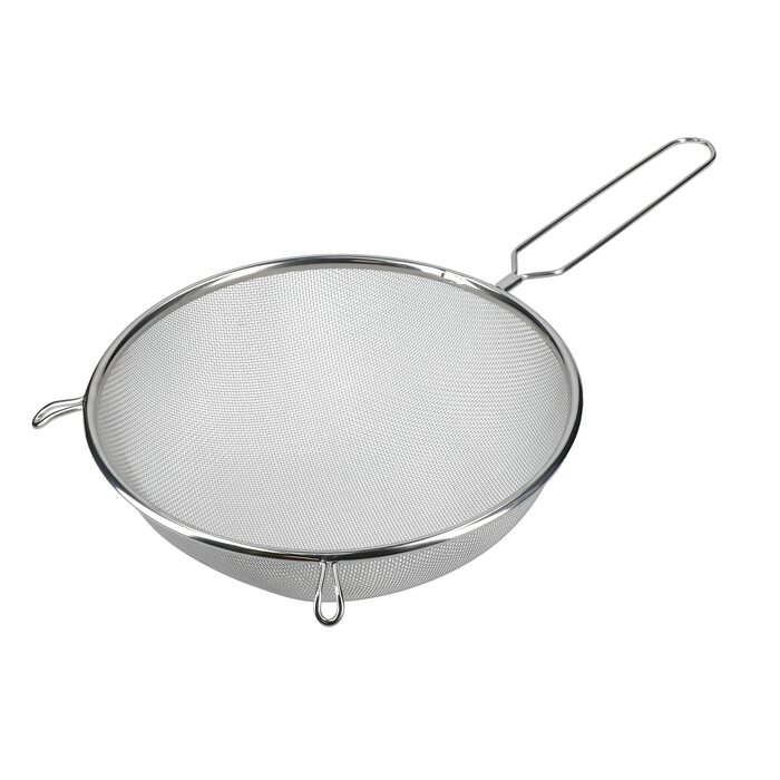 Сіточне кухонне сито KitchenCraft з нержавіючої сталі, кругле, дрібносітчасте, 25 см