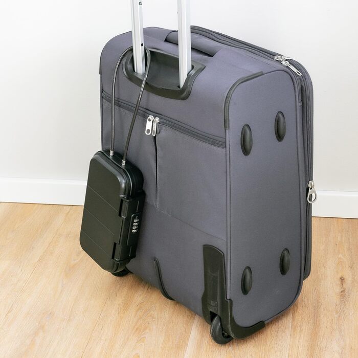 Портативний сейф HMF 318-02 з кодовим замком, вологостійкий міні-сейф з мотузкою, 23,5 x 14,5 x 5,8 см