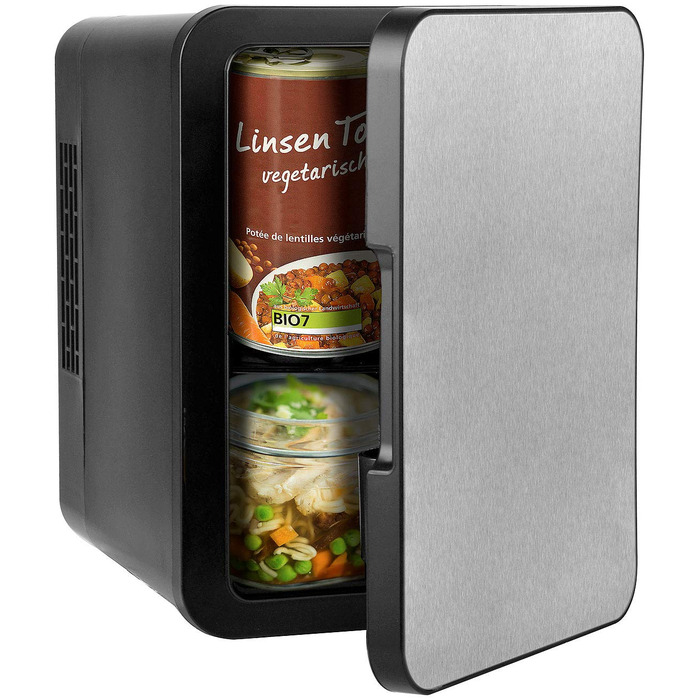 Міні-холодильник Rosenstein & Söhne для подорожей: 4 літри, 12/230V, з підігрівом, блакитний