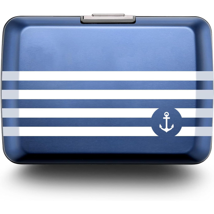 Алюмінієве картхолдер ÖGON Smart Case Oslo з гравіюванням Sailor, RFID захистом