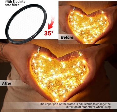 Зоряний фільтр PROfezzion Sternfilter 77mm Starburst (3 шт.) для Canon/Nikon