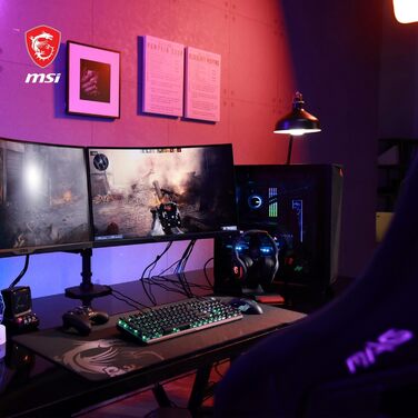 Корпус ПК MSI MPG GUNGNIR 300P Airflow - Mid-Tower з загартованим склом, підтримка ATX/M-ATX/Mini-ITX, 4 x 120mm ARGB вентилятори, USB 3.2 Gen 2x2 Type-C, Gen 1 Type-A, магнітний фільтр пилу