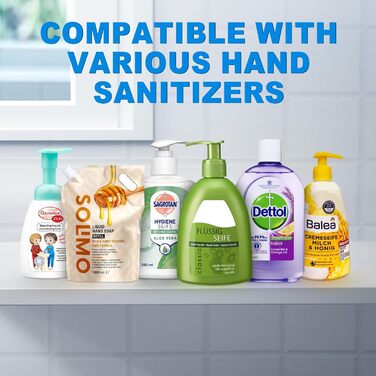 Amzyvls Soap Dispenser Automatic, 380ml Electric Wall Mount Touchless Automatic Soap Dispenser, USB Rechargeable with Infrared Motion Sensor for Bathroom, Kitchen, Office