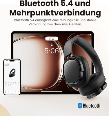 Навушники бездротові Edifier ES850NB з шумозаглушенням, Hi-Res Audio, Bluetooth 5.4, чорні