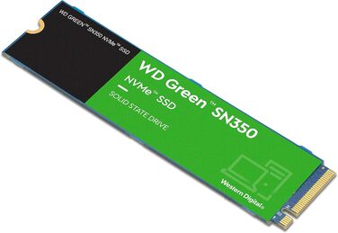 SSD WD Green SN350 500GB NVMe PCIe Gen3 M.2 2280 - Швидкий накопичувач