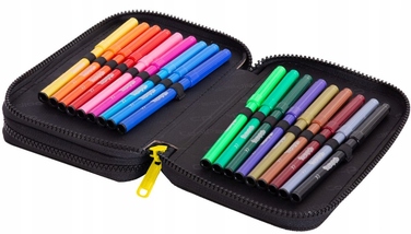 Багатовідсінковий шкільний рюкзак CoolPack, чорний, 21 л