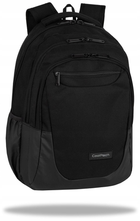 Великий місткий підлітковий шкільний рюкзак Soul Black CoolPack, чорний