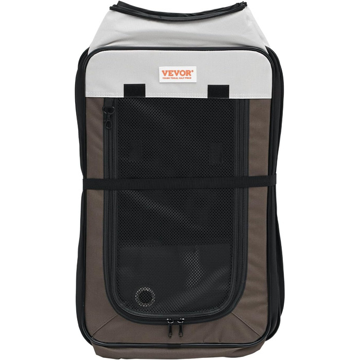 Вольєр для цуценят VEVOR, складаний, 914 x 914 x 584 мм, з мискою, 600D Oxford, для собак та інших дрібних тварин, чорний