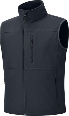 Чоловіча куртка Weste Outdoor з софтшелла, водонепроникна та вітронепроникна, з флісовою підкладкою, для походів, сіра (M)