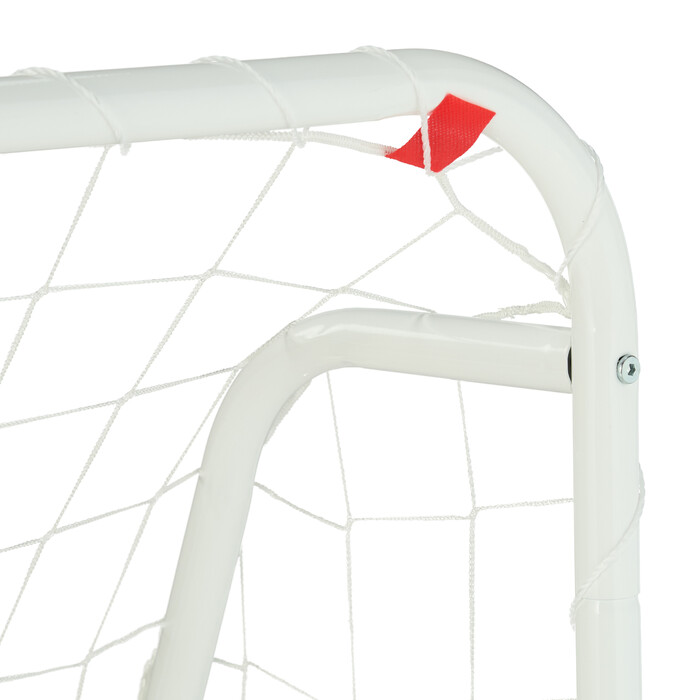 Relaxdays White Football Goal with Steel Frame