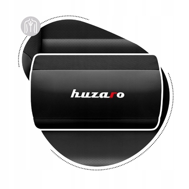 Ігрове крісло Huzaro Ranger 6.0, штучна шкіра, чорне
