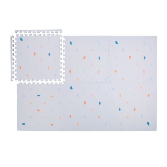 Relaxdays Puzzle Mat with Dots, 6-Piece Set