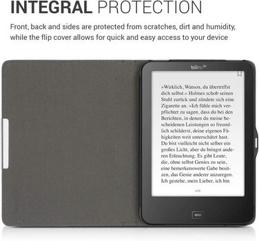 Чохол kwmobile для Tolino Vision 1/2/3/4 HD: чохол з екошкіри, дизайн 
