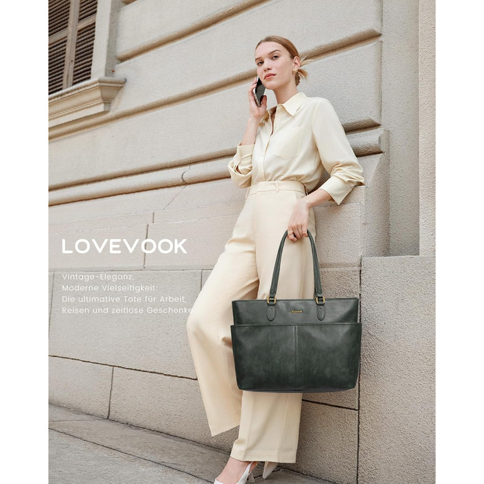 Сумка жіноча LOVEVOOK велика для ноутбука 15.6