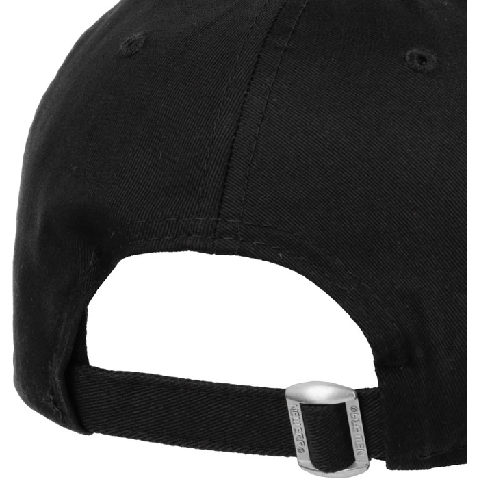 Кепка New Era 9Forty Yankees Essential - бейсболка з вигнутим козирком, чорна, MLB, металева застібка