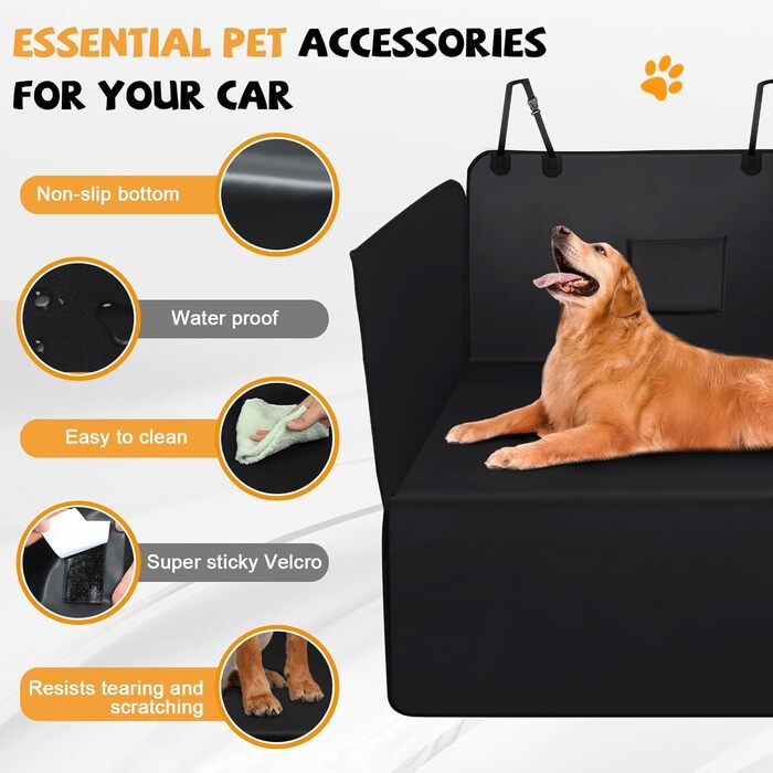 Захист для багажника автомобіля від собаки: універсальний килимок, водовідштовхувальний, стійкий до подряпин, з боковим захистом та захистом краю багажника