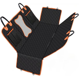 Чохол на автокрісло для собак, захист для сидіння, водовідштовхувальний, нековзний, захист заднього сидіння для собак та дітей, 135 x 150 см