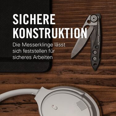 LEATHERMAN - Skeletool KB Multi-Tool, small, lightweight, and compact, Black