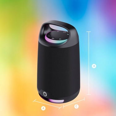 Портативна Bluetooth-колонка з мікрофоном для караоке Manta Otus 120 Вт, TWS, MP3