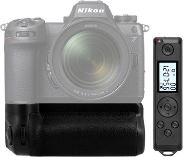 Грип для Canon EOS RP & R8 з двома акумуляторами, сумісний з Nikon Z6 III Z5 II (MB-N14), чорний