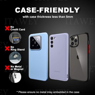 Бездротова зарядка 15W, складана, кабель 1.5м + USB-перехідник, сумісна з iPhone 15/14/13/12/11, Galaxy S25/S24/S23/S22/S21/S20/S10 та всіма Qi-телефонами, білий