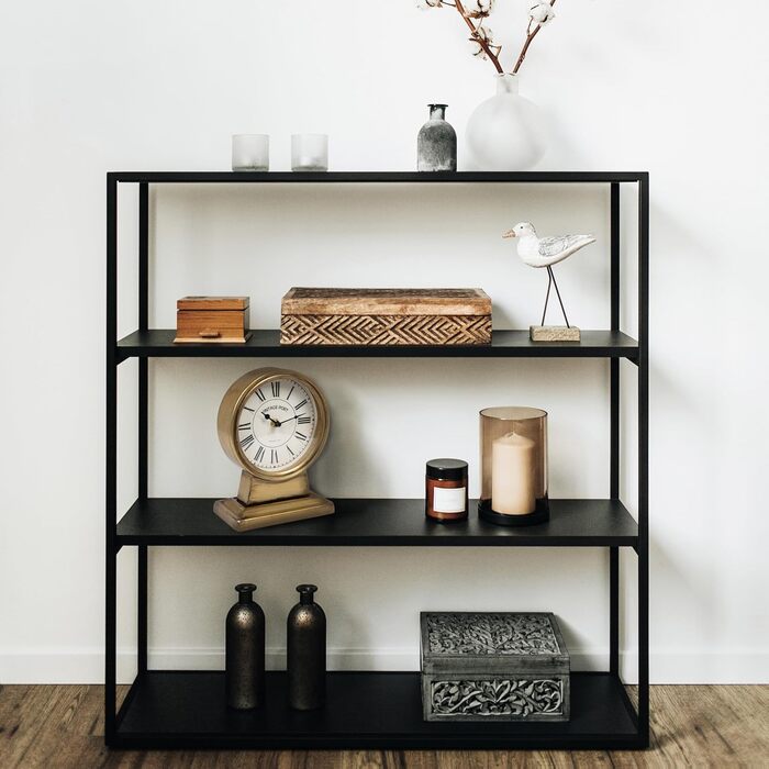 Creative Co-op Metal Mantel Clock, Gold Finish