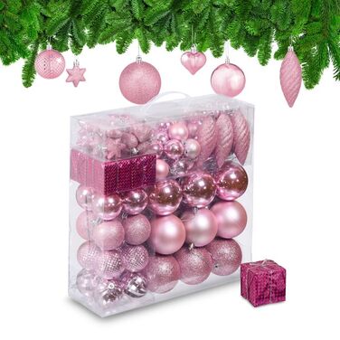 Relaxdays Christmas Baubles Set of 110