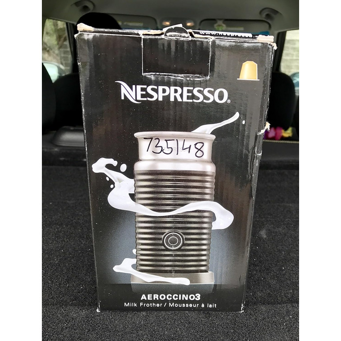 Кавомолотка для приготування молочної піни Nespresso Aeroccino3 3594 Black