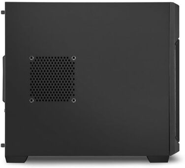 Корпус для ПК Sharkoon V1000 RGB Micro Tower, Micro-ATX, чорний (без вікна)