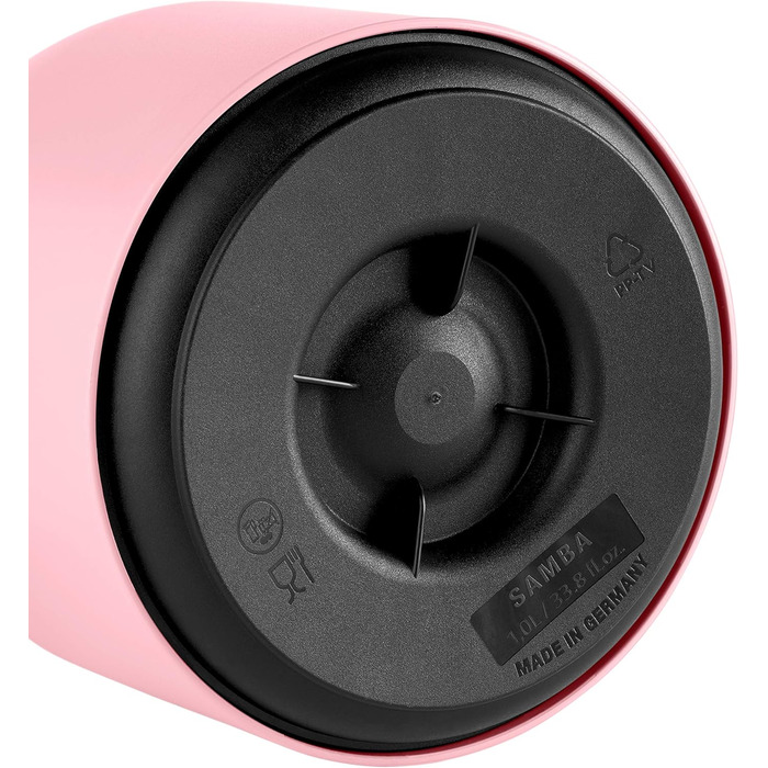 Термос Emsa Samba 1 л (2 шт) Puder Rosa | Збереження тепла 12 год, холоду 24 год | Quick Press замок