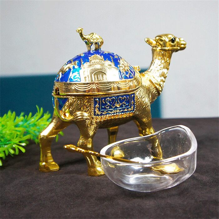 Sugar Bowls, Schmuck (Jewelry), Schmuckkasten (Jewelry Box), Metallkamels (Metal Camels), Figurines, Decoration, Sugar Glass, For Kitchen Countertops, Cafe, Cafe