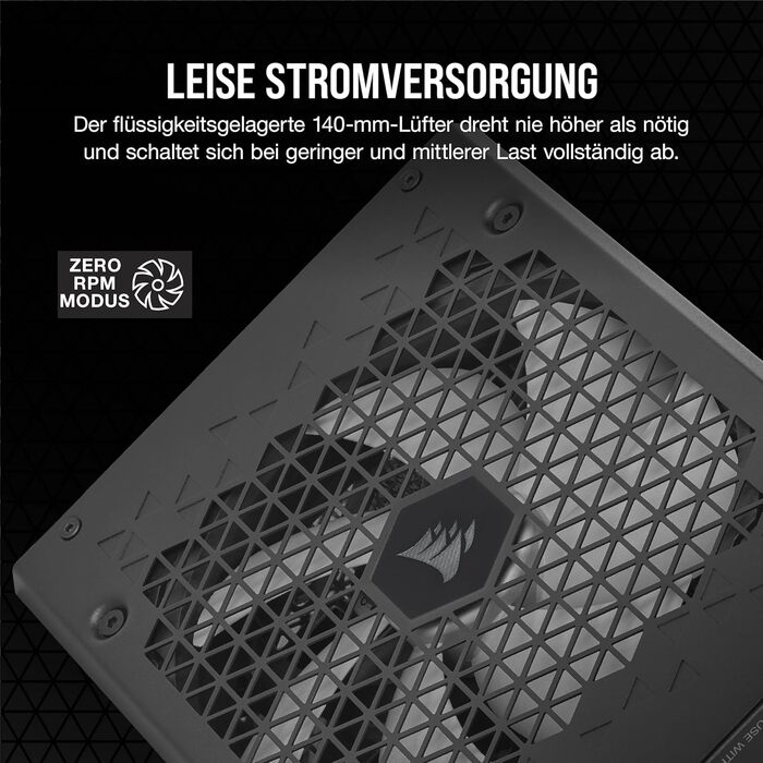 Блок живлення Corsair HX1000i 1200W ATX 3.1 PCIe 5.1, повністю модульний, 80 Plus Platinum, iCUE, чорний