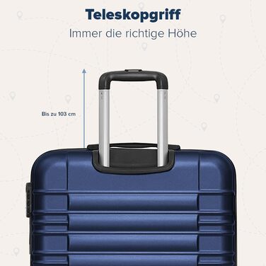 Набір валіз TRVLMORE 3 в 1: маленька, середня, велика, сірий колір. Валізи з твердим корпусом, 55x40x20 см (ручна поклажа).