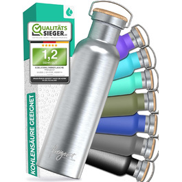 Термофляга 1л з нержавіючої сталі: ізольована, для туризму, велоспорту, офісу, без BPA, 1000 мл