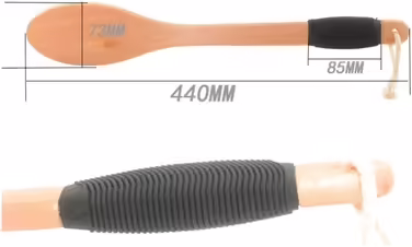 Lady Body Scrub Brushes for Women and Men, Horsehair Bath Brushes with Long Handle Bath Scrubber