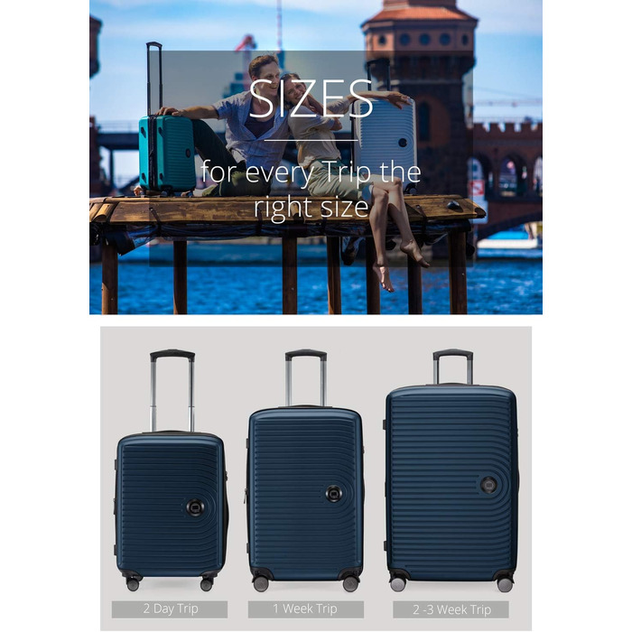 Чемодан великий хардлайнер 77 см, TSA, 130 л, розширення об'єму, темно-синій