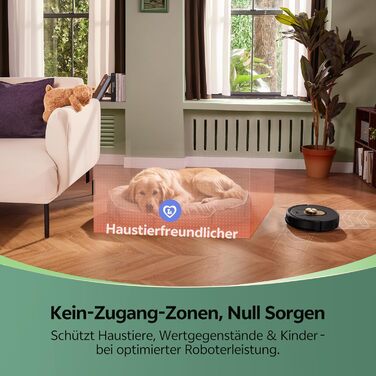 Робот-пилосос Vexilar W9 з функцією миття, 8000Pa, LiDAR-навігація, 150 хв роботи, 15 зон заборони, керування через додаток, для тварин та килимів
